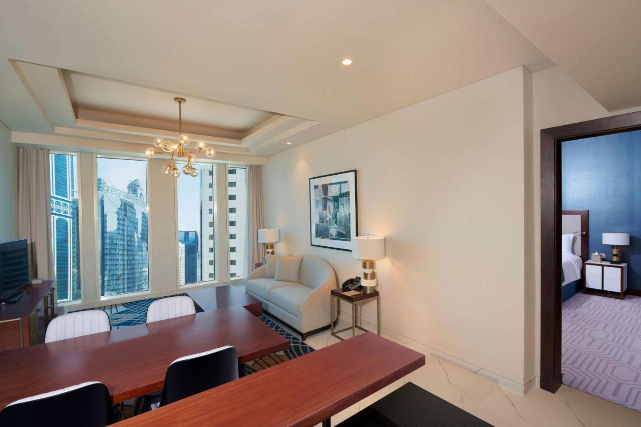 Wyndham Grand Doha West Bay Beach Экстерьер фото A suite at the hotel